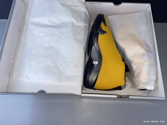 GOLD BQ3685-706 AIR UNIVERSITY RETRO 14 JORDAN 0728